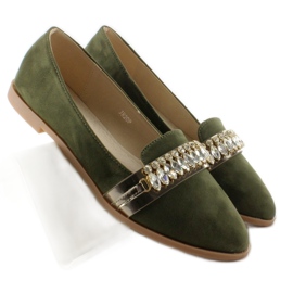 Seigneurs élégants avec zircons cubiques JH20P Vert 2