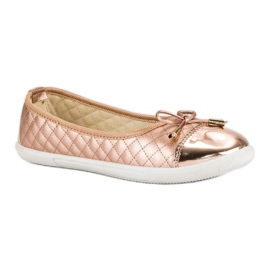 Ballerines matelassées rose 2
