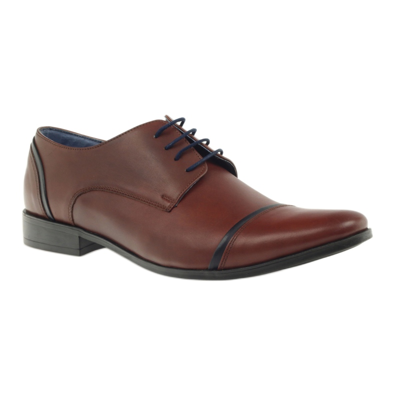 Chaussons VENI VICI 149 marron, hommes brun bleu marin 1