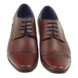 Chaussons VENI VICI 149 marron, hommes brun bleu marine 3
