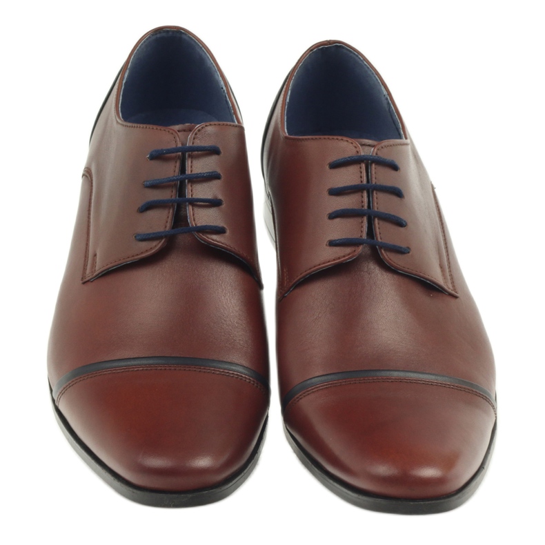 Chaussons VENI VICI 149 marron, hommes brun bleu marine 3