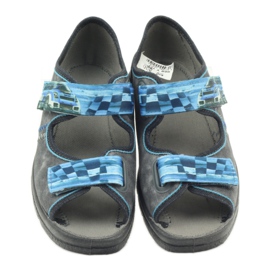 Befado 969y117 sandales grises bleu 3 Befado 969y117 sandales grises bleu 3