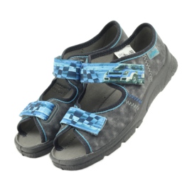 Befado 969y117 sandales grises bleu 4 Befado 969y117 sandales grises bleu 4