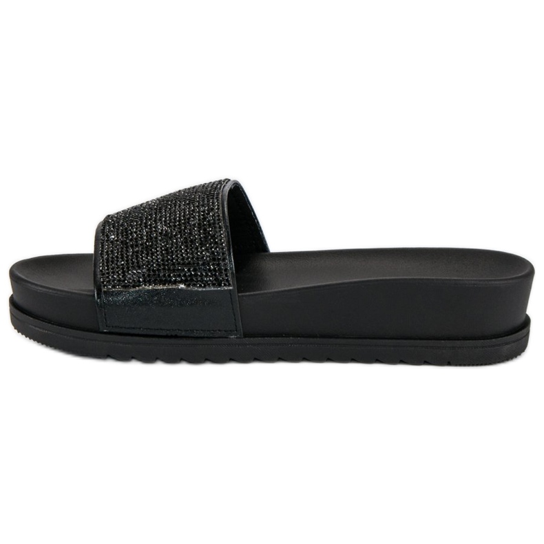 Chaussons noirs élégants le noir 1 Chaussons noirs élégants le noir 1