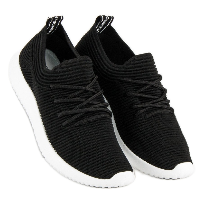 Anesia Paris Chaussures de sport à la mode noir 2