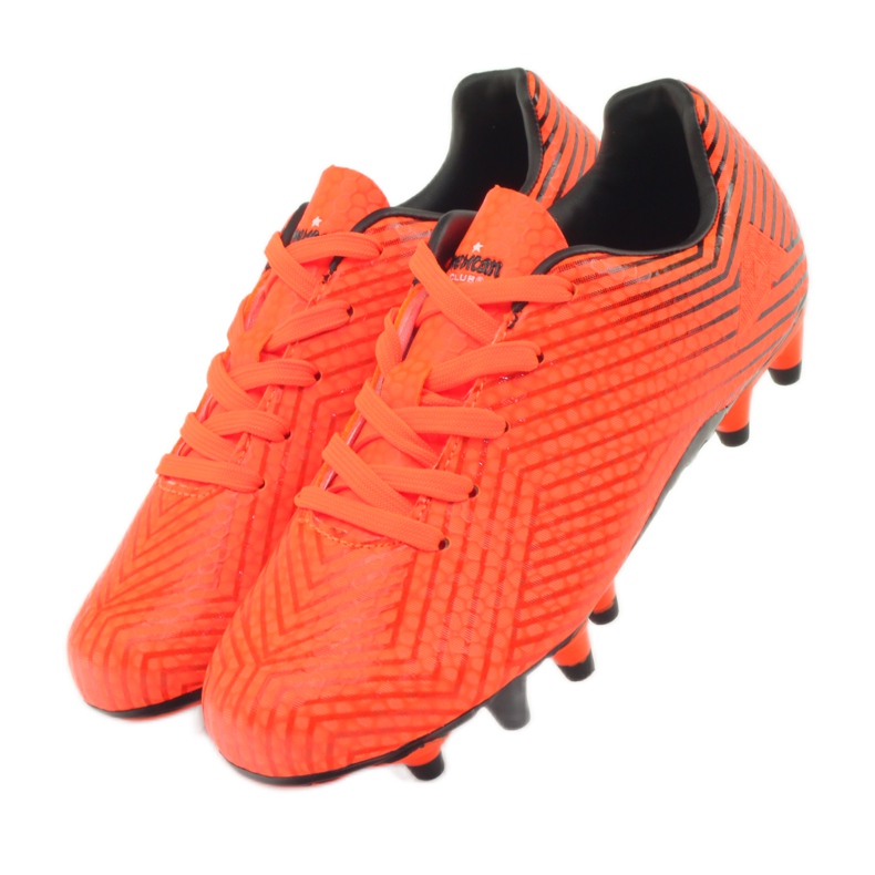 American Club Chaussures de sport américaines à crampons pour enfants 170601 orange 4