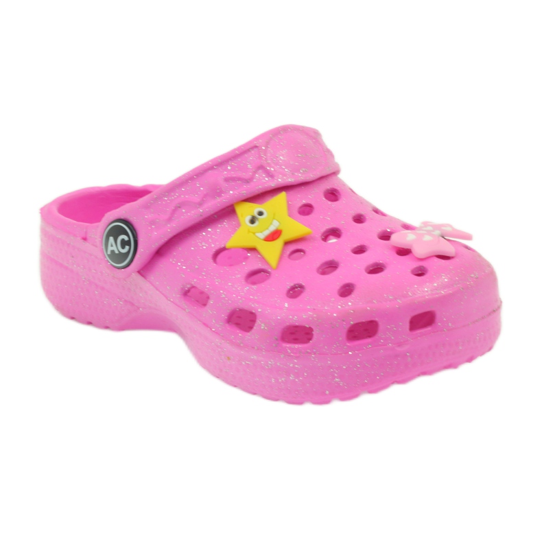 American Club Chaussons enfants crocs américains rose 1 American Club Chaussons enfants crocs américains rose 1
