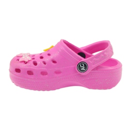American Club Chaussons enfants crocs américains rose 2 American Club Chaussons enfants crocs américains rose 2