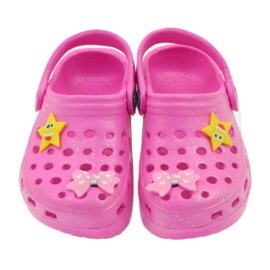 American Club Chaussons enfants crocs américains rose 3 American Club Chaussons enfants crocs américains rose 3