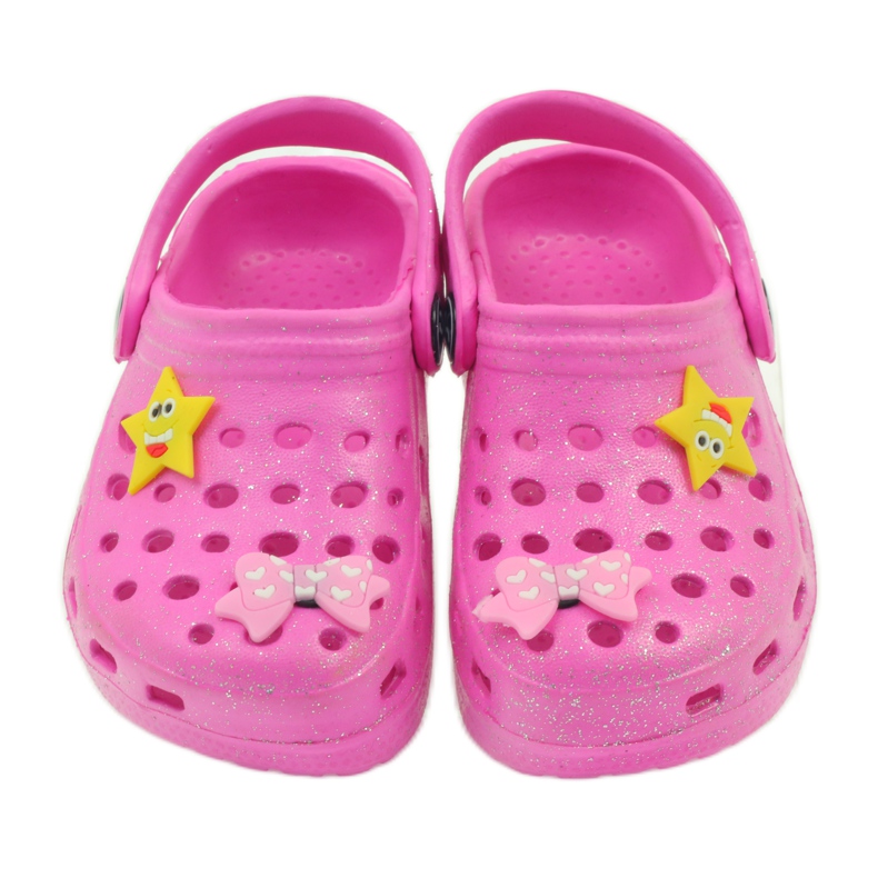 American Club Chaussons enfants crocs américains rose 3 American Club Chaussons enfants crocs américains rose 3