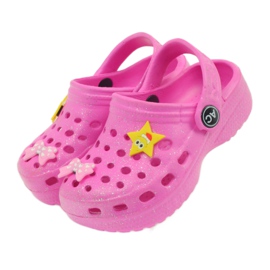 American Club Chaussons enfants crocs américains rose 4 American Club Chaussons enfants crocs américains rose 4