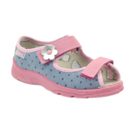 Sandales garçon Befado 969x093 gris rose 1