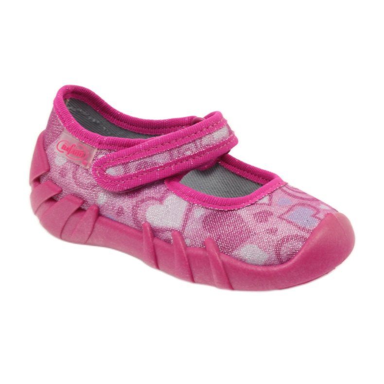 Befado chaussures pour enfants 109p154 pantoufles rose 1