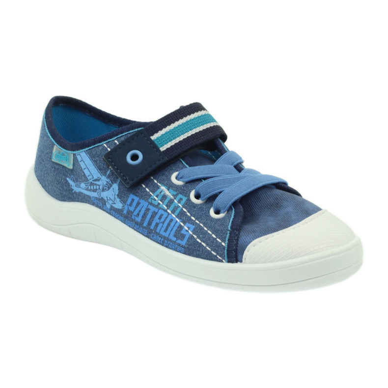 Chaussons de Baskets pour garçons Befado 251y092 bleu bleu marin 1 Chaussons de Baskets pour garçons Befado 251y092 bleu bleu marin 1