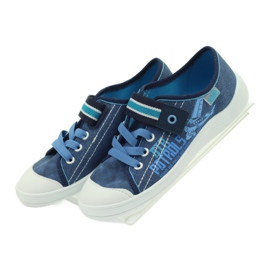 Chaussons de Baskets pour garçons Befado 251y092 bleu bleu marin 4 Chaussons de Baskets pour garçons Befado 251y092 bleu bleu marin 4
