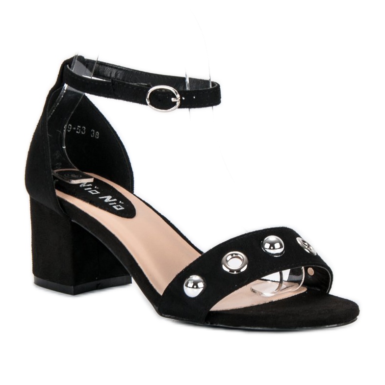 Nio Nio Sandales noires sur le poteau 1