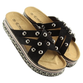 Espadrilles noires BV-418 noir 2
