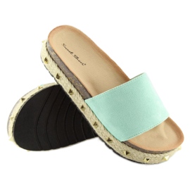Espadrilles menthe LS51 LT.GREEN vert 3