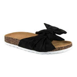 Chaussons Vices en daim le noir 2