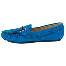 Tullo Mocassins boho à la mode bleu 3