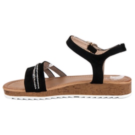 Ch. Creation Sandales noires femme le noir 1