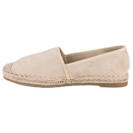 Sweet Shoes Espadrilles en daim beiges 1