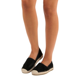 Sweet Shoes Espadrilles en daim noir le noir 1