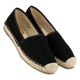 Sweet Shoes Espadrilles en daim noir le noir 6