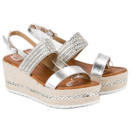 Seastar Espadrilles compensées gris 5