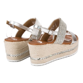 Seastar Espadrilles compensées gris 6