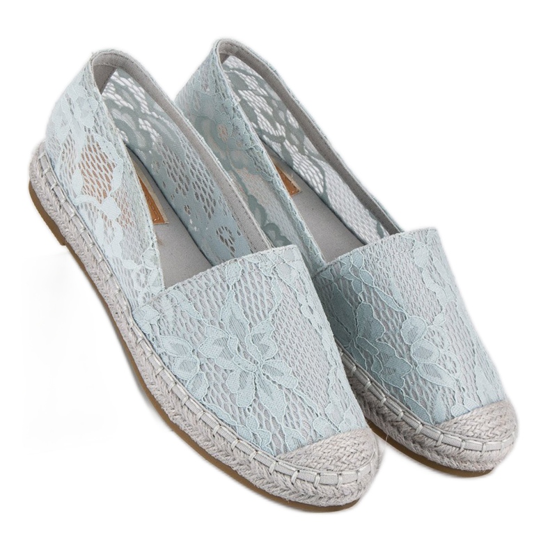 Seastar Espadrilles en dentelle grises 2 Seastar Espadrilles en dentelle grises 2