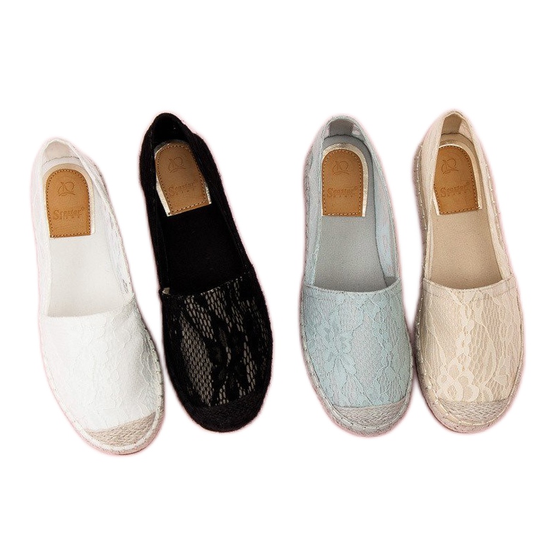 Seastar Espadrilles en dentelle noire 2
