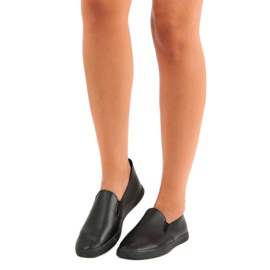 Seastar Slipons noirs femme 1