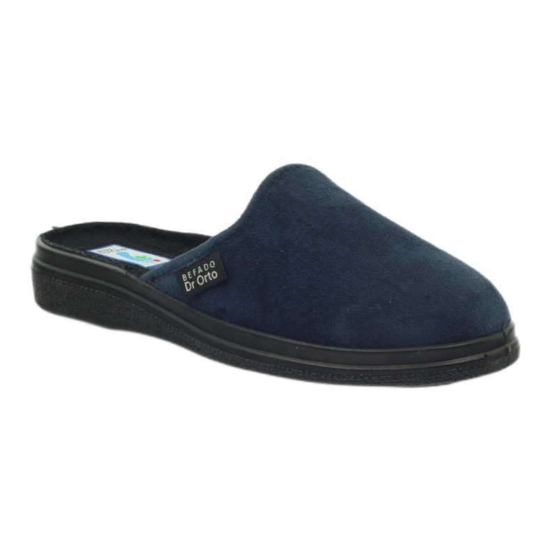 Chaussons diabétiques Befado 132d 006 bleu marine 1