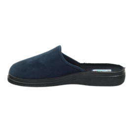 Chaussons diabétiques Befado 132d 006 bleu marin 2