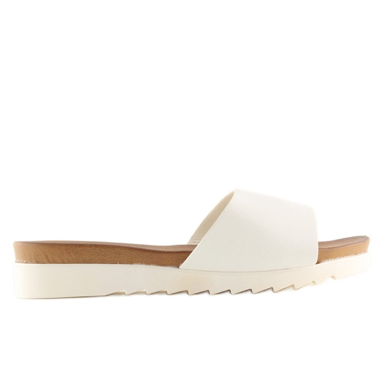 Chaussons blancs femme H10 blanc 1