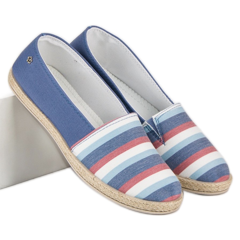 Espadrilles à enfiler Vices bleu 2