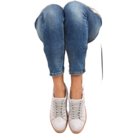 Creepers sur la semelle en caoutchouc K-95 LT gris 2