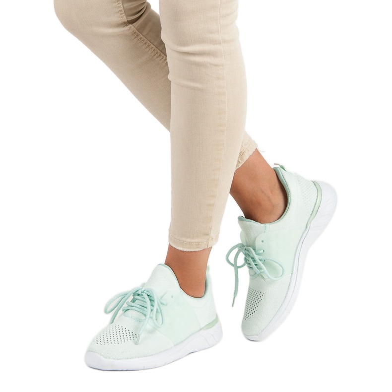 Chaussures de sport légères vert 1