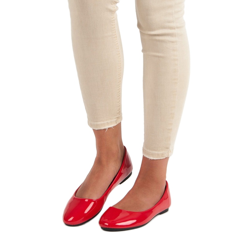 Diamantique Ballerines laquées rouge 1 Diamantique Ballerines laquées rouge 1