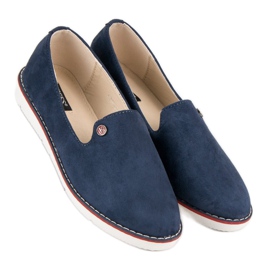Vices seigneurs en daim bleu marine 1