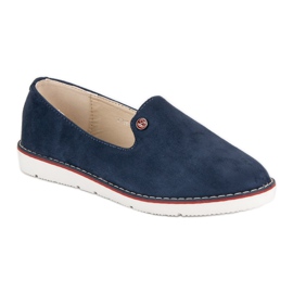 Vices seigneurs en daim bleu marine 4