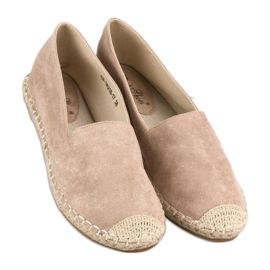 Best Shoes Espadrilles en daim beiges 5
