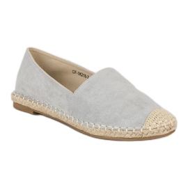 Best Shoes Espadrilles en daim gris 3