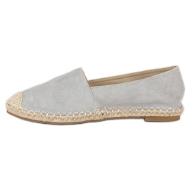 Best Shoes Espadrilles en daim gris 4