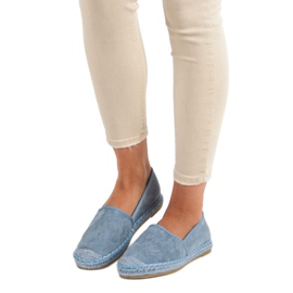 Nio Nio Espadrilles en daim bleu 1