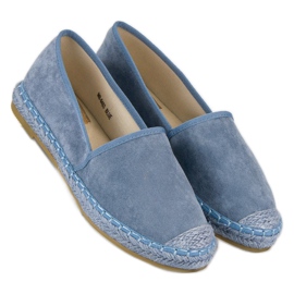 Nio Nio Espadrilles en daim bleu 3