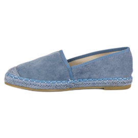 Nio Nio Espadrilles en daim bleu 5