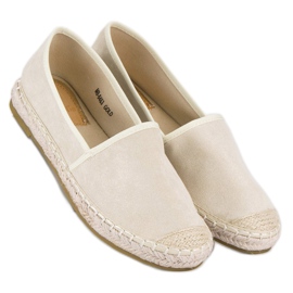 Nio Nio Espadrilles en daim beiges 5