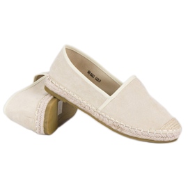 Nio Nio Espadrilles en daim beiges 4